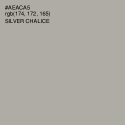 #AEACA5 - Silver Chalice Color Image